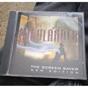 Highlander The Screen Saver New Edition PC CD-ROM Vintage Software Jewel Case